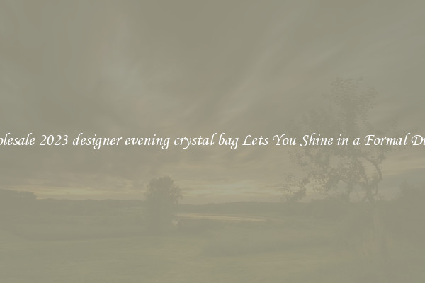Wholesale 2023 designer evening crystal bag Lets You Shine in a Formal Dinner