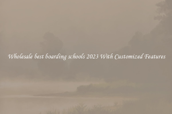 Wholesale best boarding schools 2023 With Customized Features