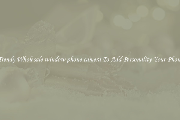 Trendy Wholesale window phone camera To Add Personality Your Phone