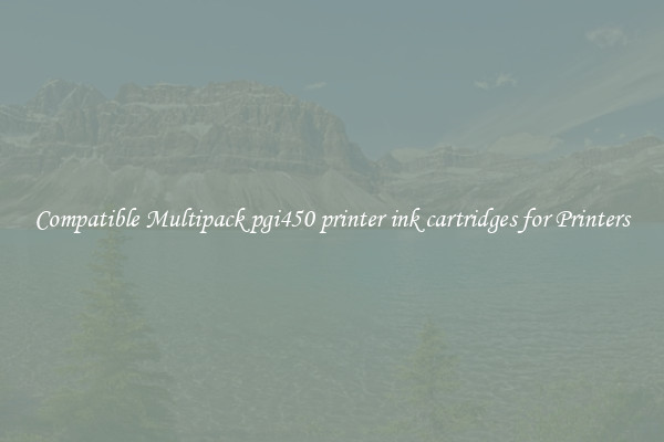 Compatible Multipack pgi450 printer ink cartridges for Printers